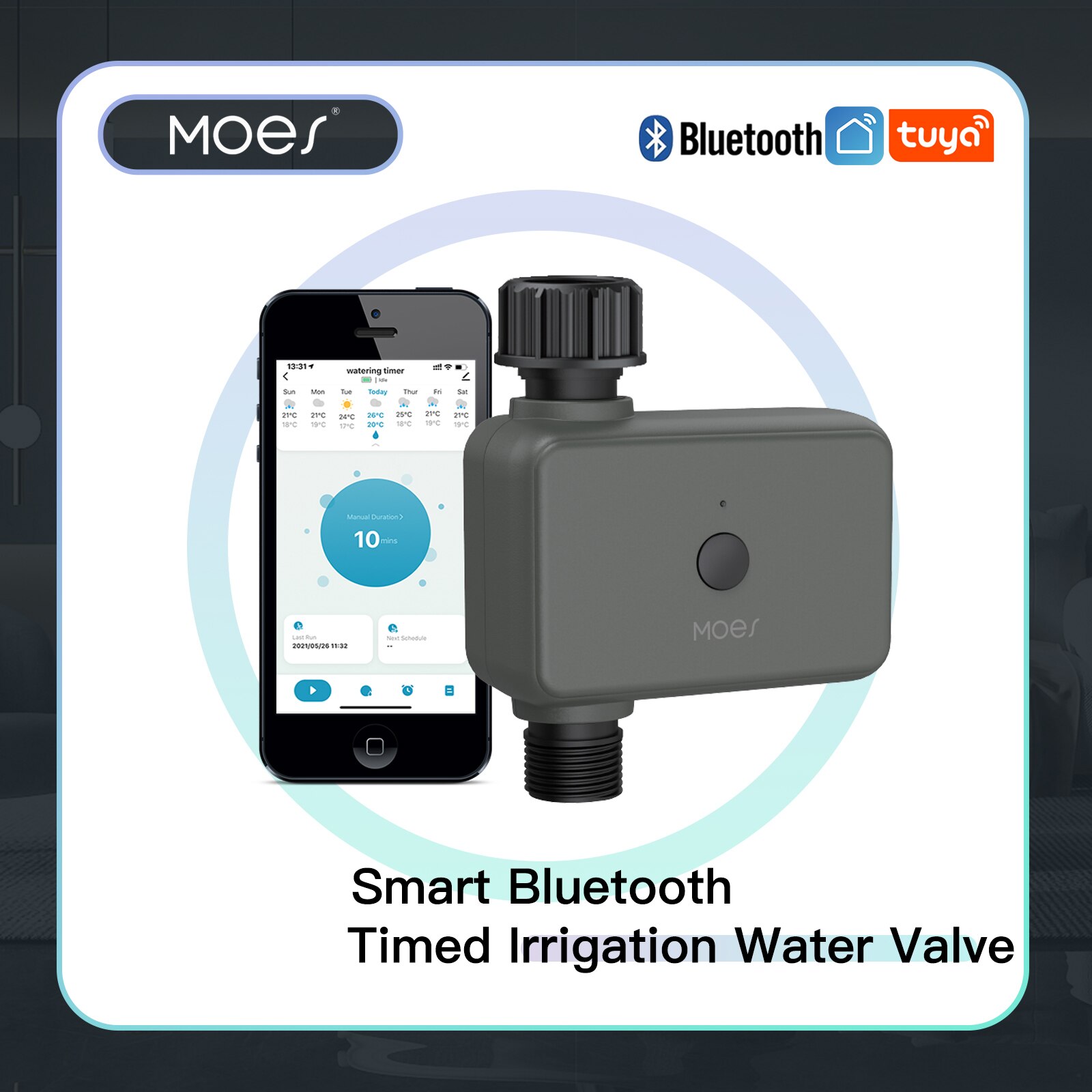 Smart Home Iot - Moes Smart Tuya Bluetooth Water Timer