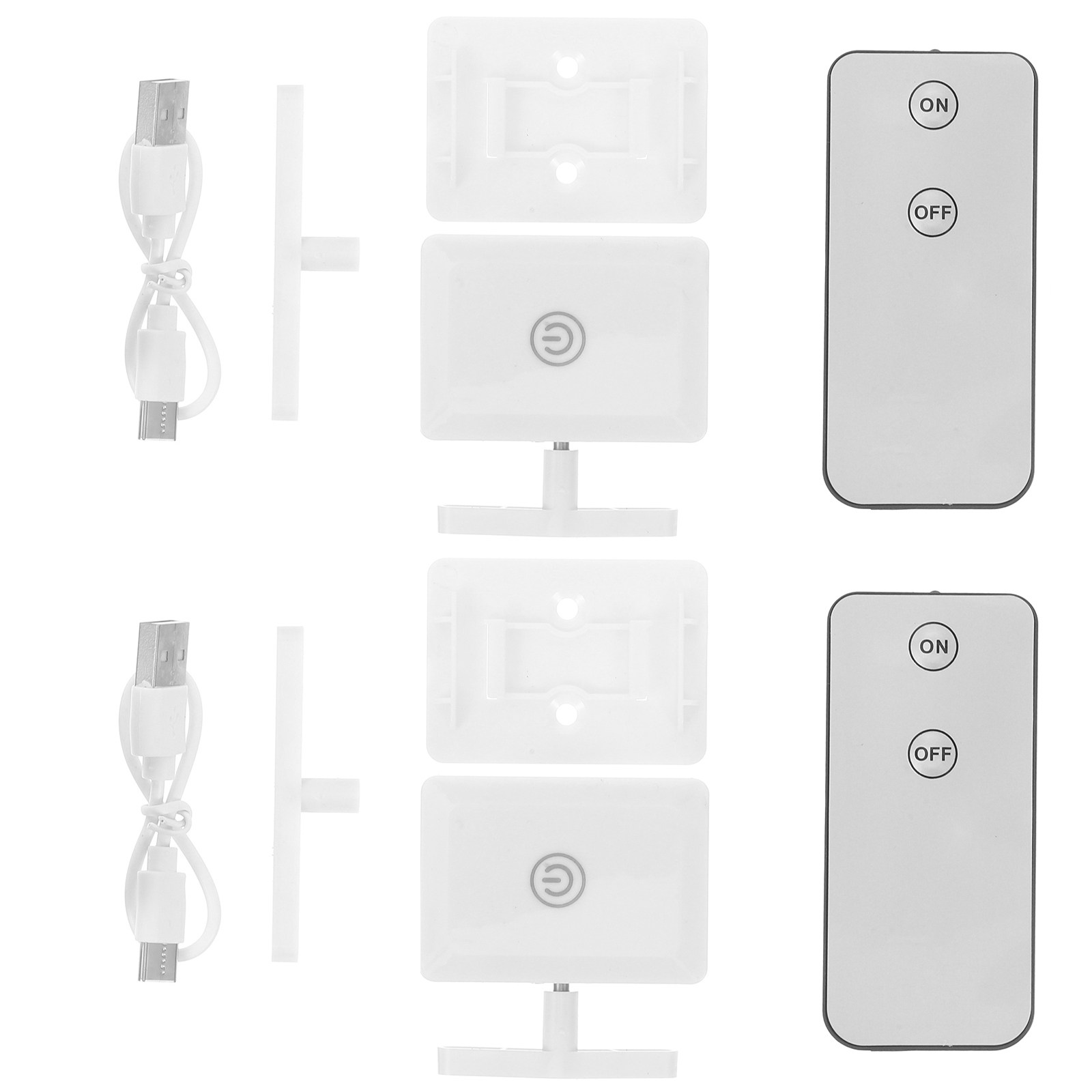 Smart Home Room - 2Sets Remote Control Switch Wireless Button