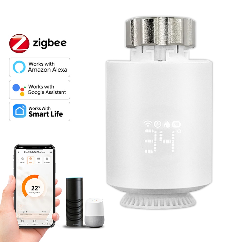 Smart Home Yandex - Smart ZigBee.30 TRV Thermostat Radiator Actuator