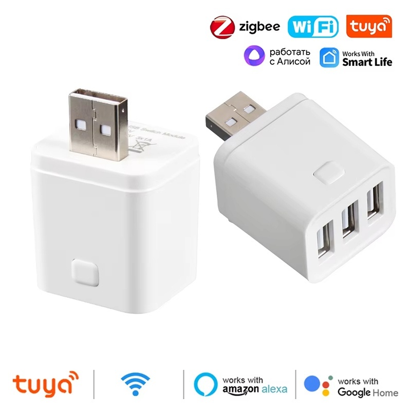 Smart Home Yandex - Tuya WiFi Zigbee USB Adaptor Switch