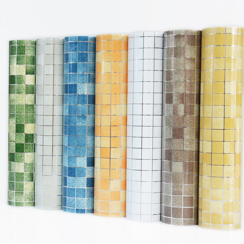 Smart Home Film - Bathroom Waterproof Tiles Wall Sticker Self-Adhesive