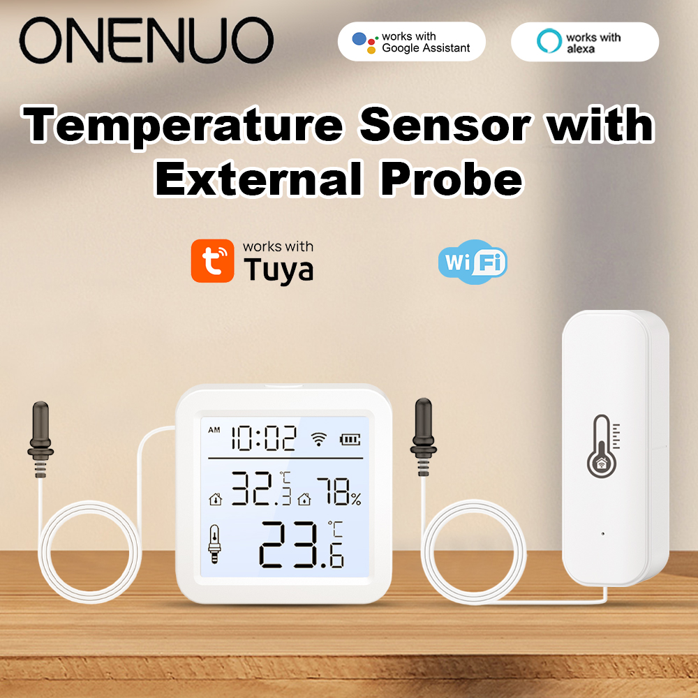 Smart Home Monitor - 2026 New Tuya WiFi Humidity Temperature