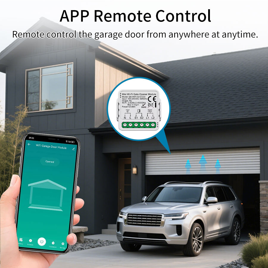 Tuya Smart Garage Door Switch  - Smart Home Yandex review and price