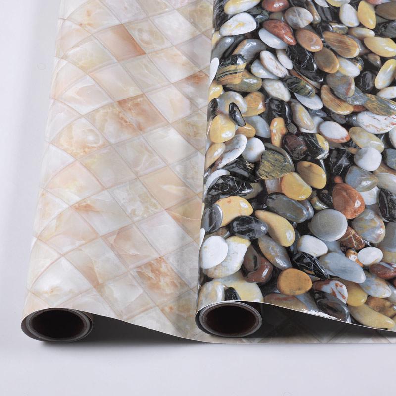 PVC Pebble Marble Wallpaper Ba - Smart Home Film review and price