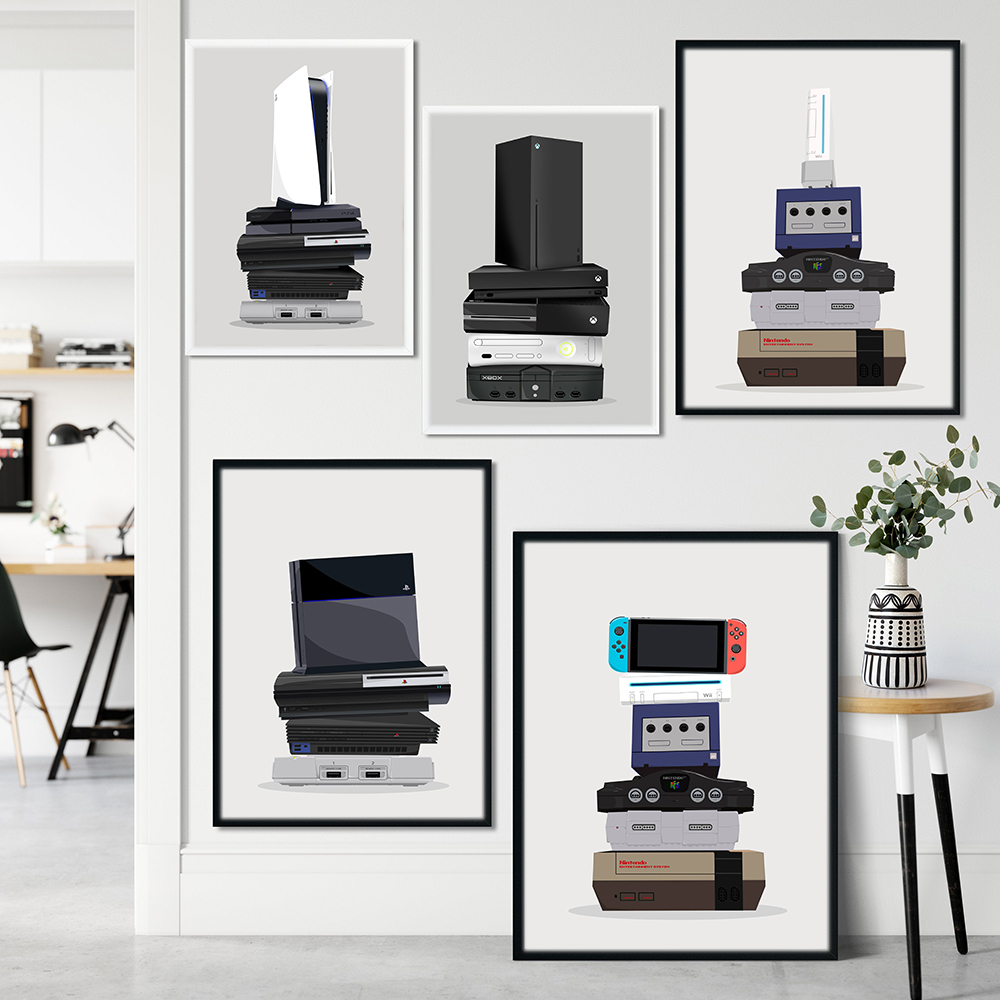 Gaming Print Retro Wall Art Ca - Smart Home Poster review and price