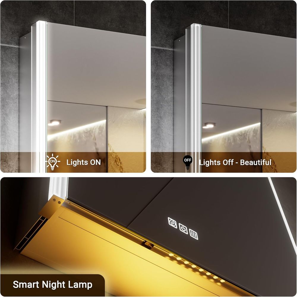 20x32 Lighted Medicine Cabinet - Smart Home Room review and price