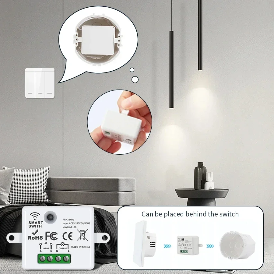 RF 433MHz Wireless Remote Cont - Smart Home Button review and price