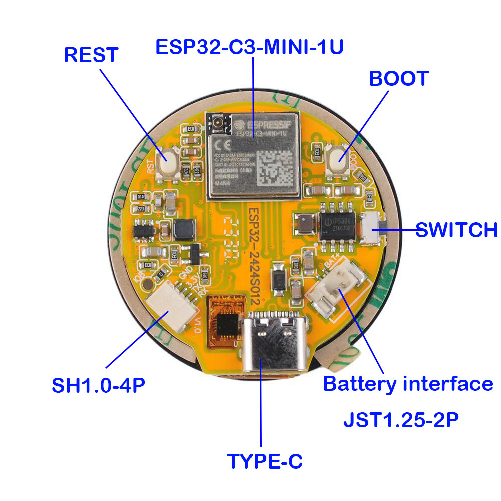 ESP32 Display 1.28 inch ESP32- - Smart Home Iot review and price