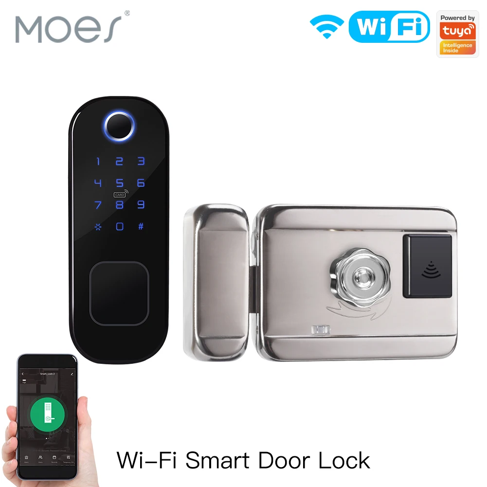 MOES WiFi Tuya Smart Lock Door - Smart Home Network review and price
