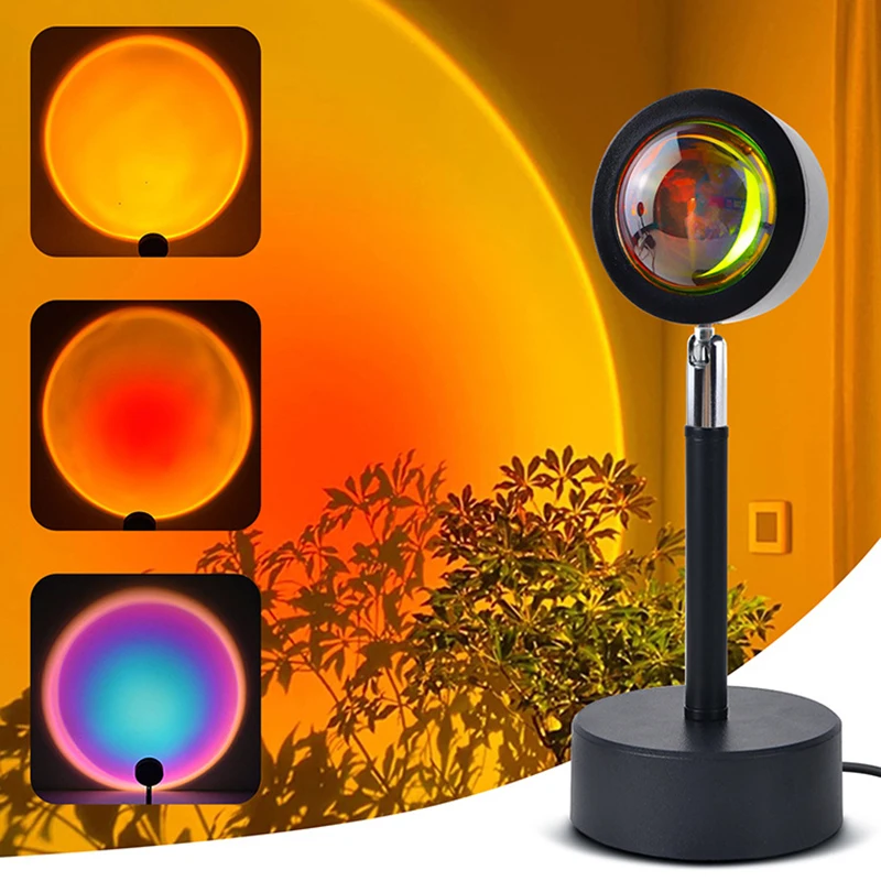 Smart LED Sunset Lamp Colorful - Smart Home Room review and price