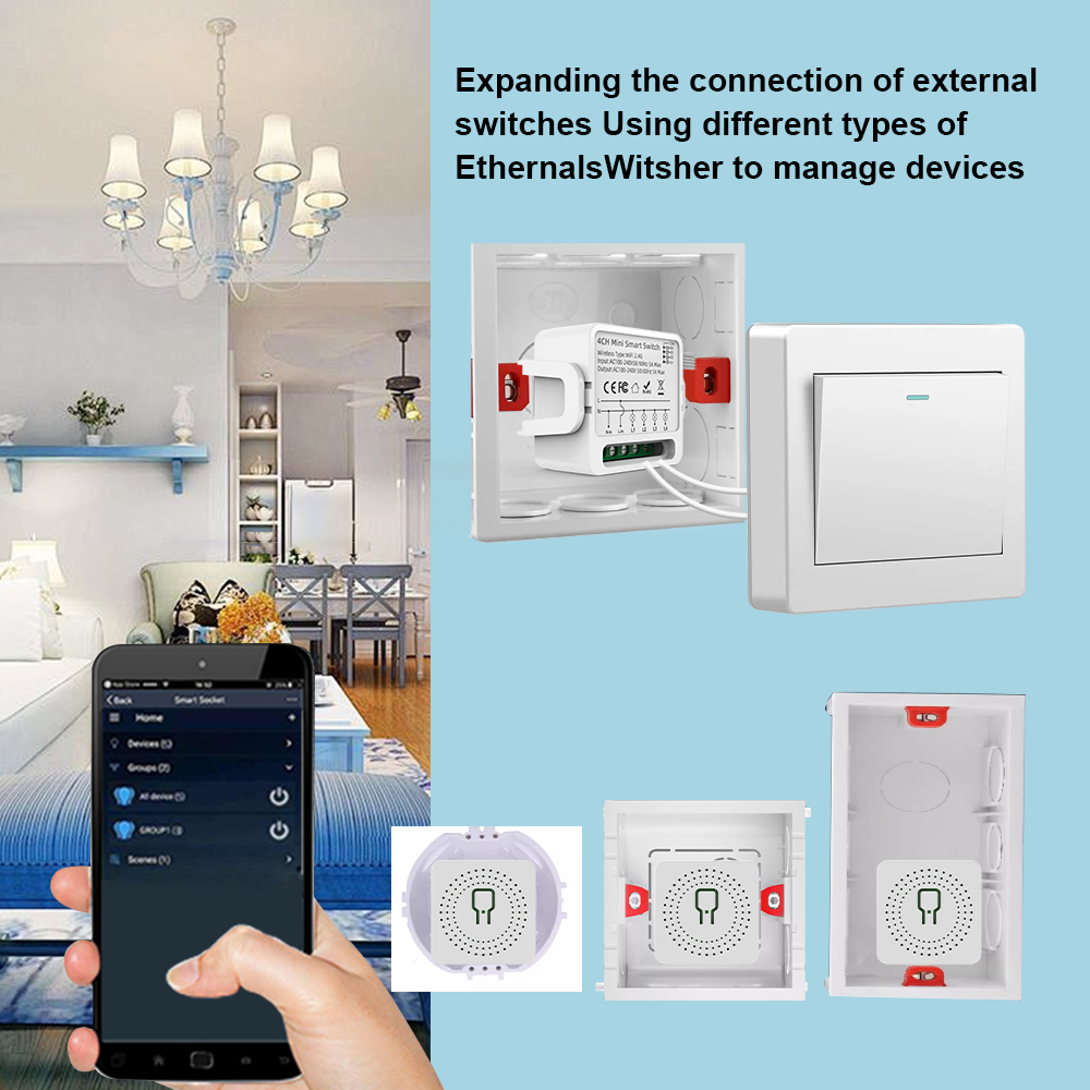 Tuya WiFi Smart Switch 1/2/3/4 - Smart Home Ikea review and price