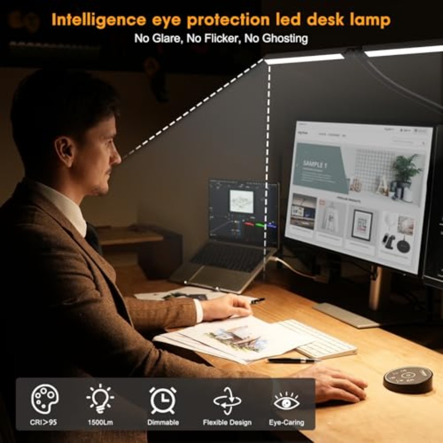 Led Desk Lamp for Office Home  - Smart Home Monitor review and price