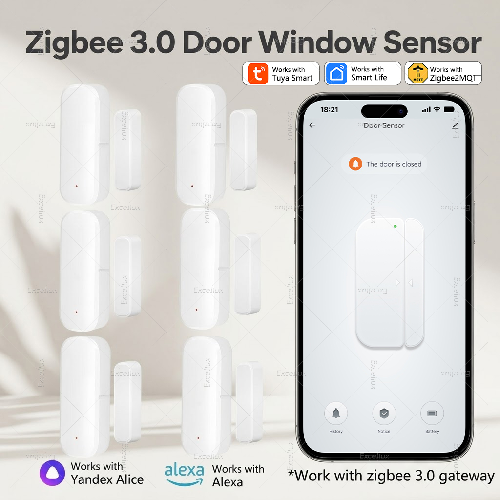 Tuya Zigbee 3.0 Door Sensor Wi - Smart Home Yandex review and price