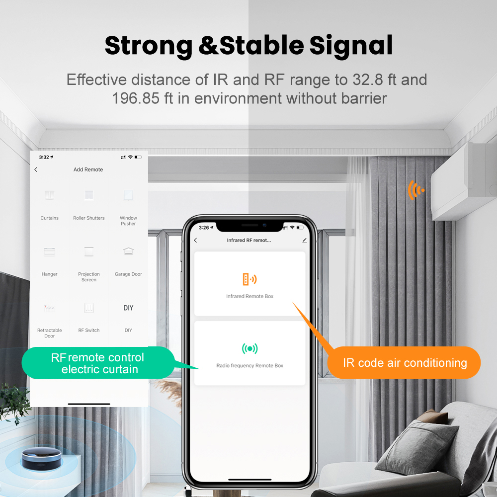 Tuya IR RF 433/315 Universal W - Smart Home Orvibo review and price
