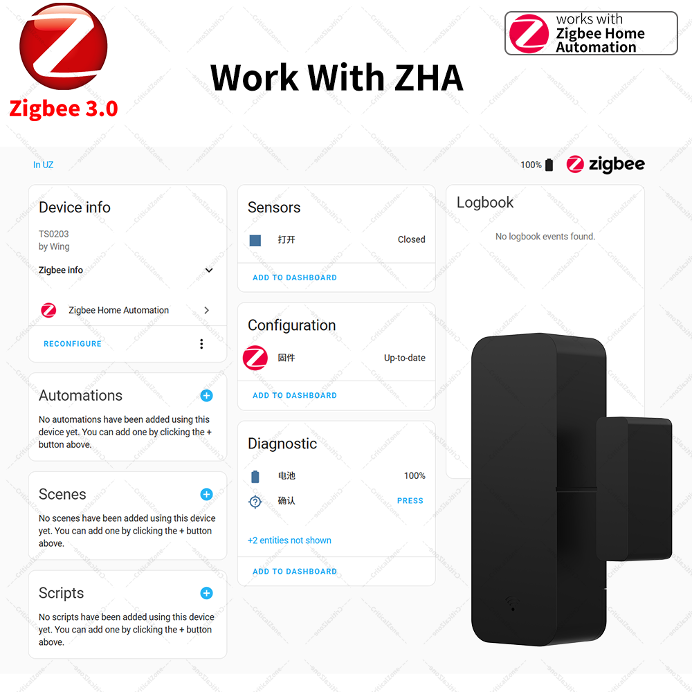 Zigbee 3.0 Door Window Sensor  - Smart Home Yandex review and price