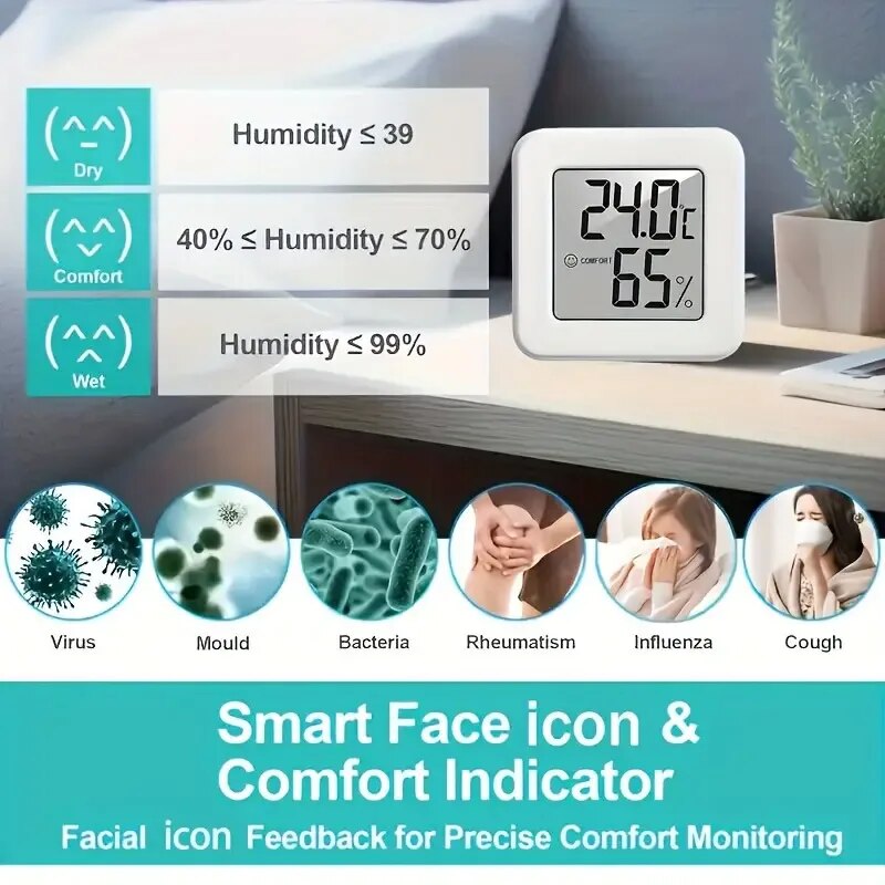 Digital Hygrometer Thermometer - Smart Home Room review and price