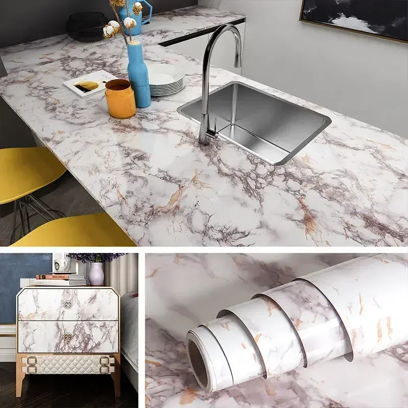 Marble Vinyl Film DIY Self Adh - Smart Home Film review and price