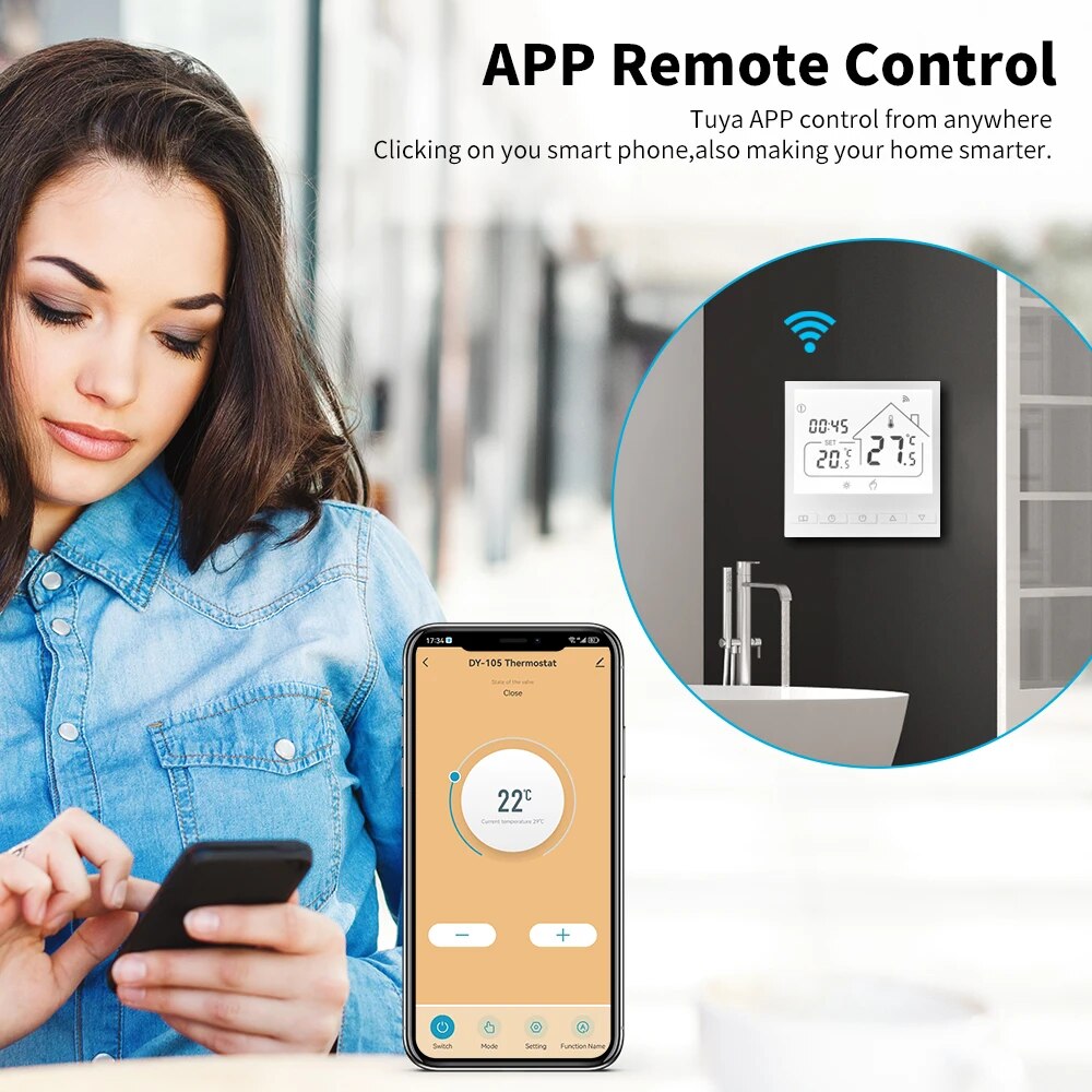 Tuya Smart WiFi Thermostat Wat - Smart Home Yandex review and price