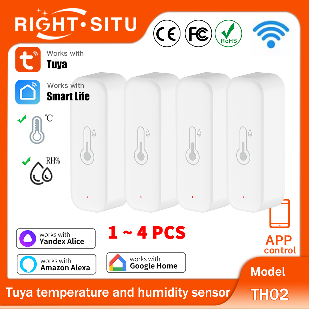 1~4pcs Tuya WiFi Temperature H - Smart Home Yandex review and price