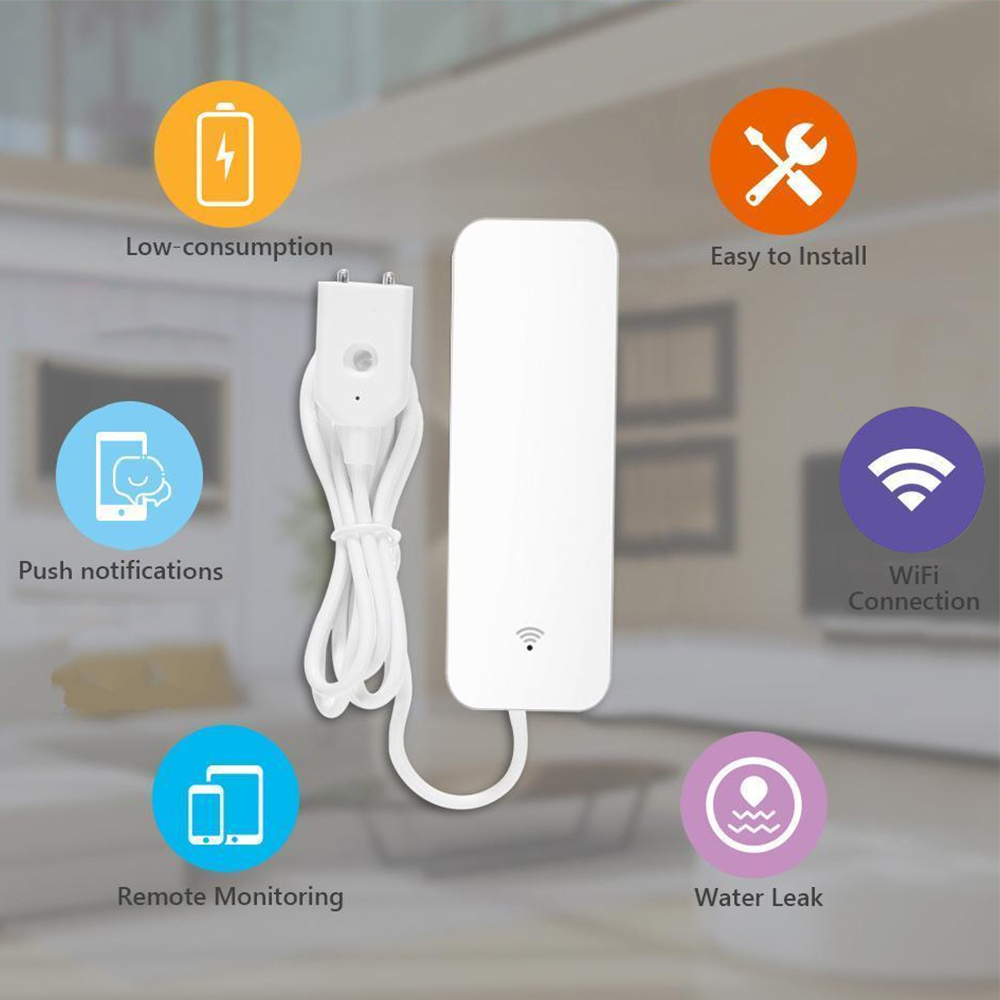 Tuya WiFi Water Leak Sensor, W - Smart Home Network review and price