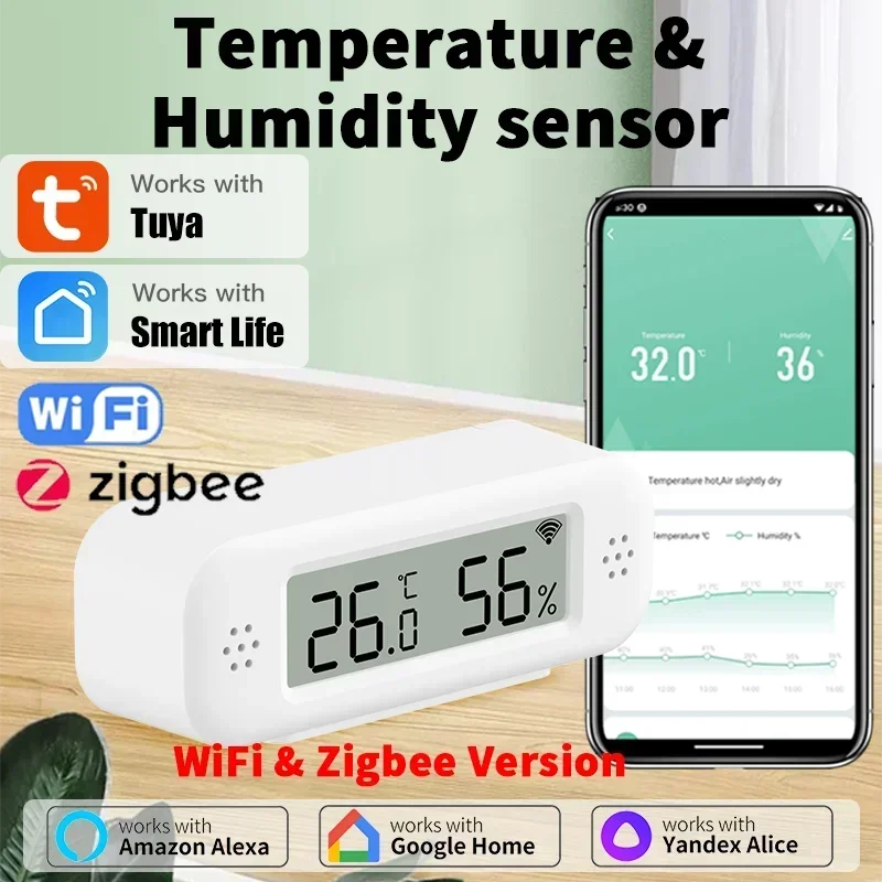 Tuya Zigbee WiFi Mini Temperat - Smart Home Yandex review and price
