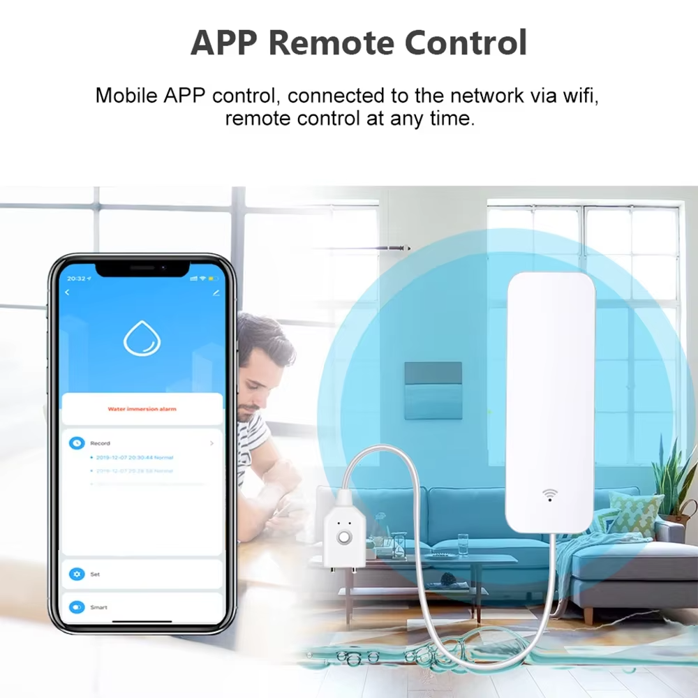 ZigBee WiFi Water Leak Sensor  - Smart Home Network review and price