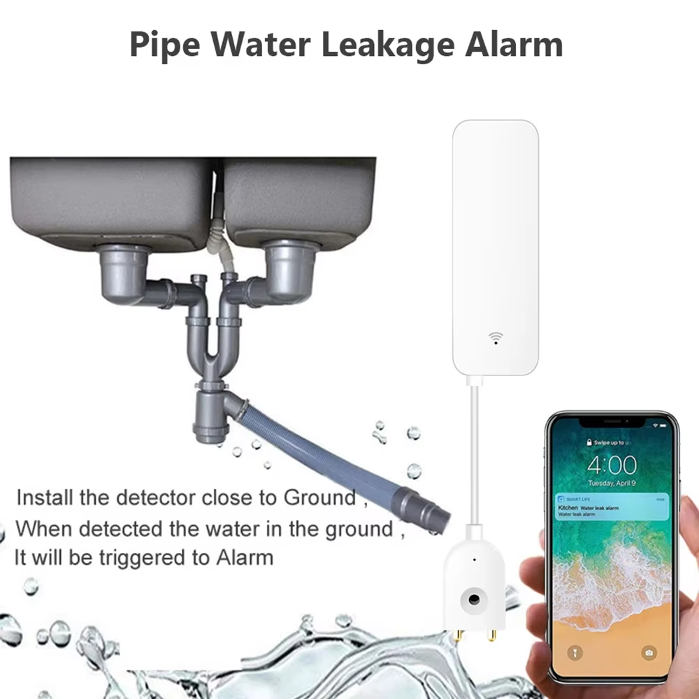 ZigBee WiFi Water Leak Sensor  - Smart Home Network review and price