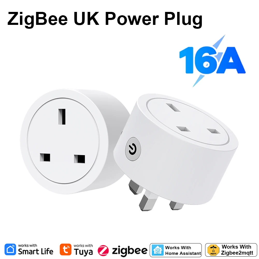 Zigbee Smart Plug 16A UK Socke - Smart Home Monitor review and price