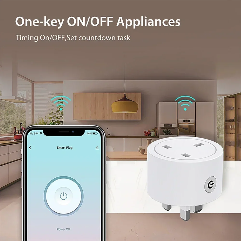 Zigbee Smart Plug 16A UK Socke - Smart Home Monitor review and price