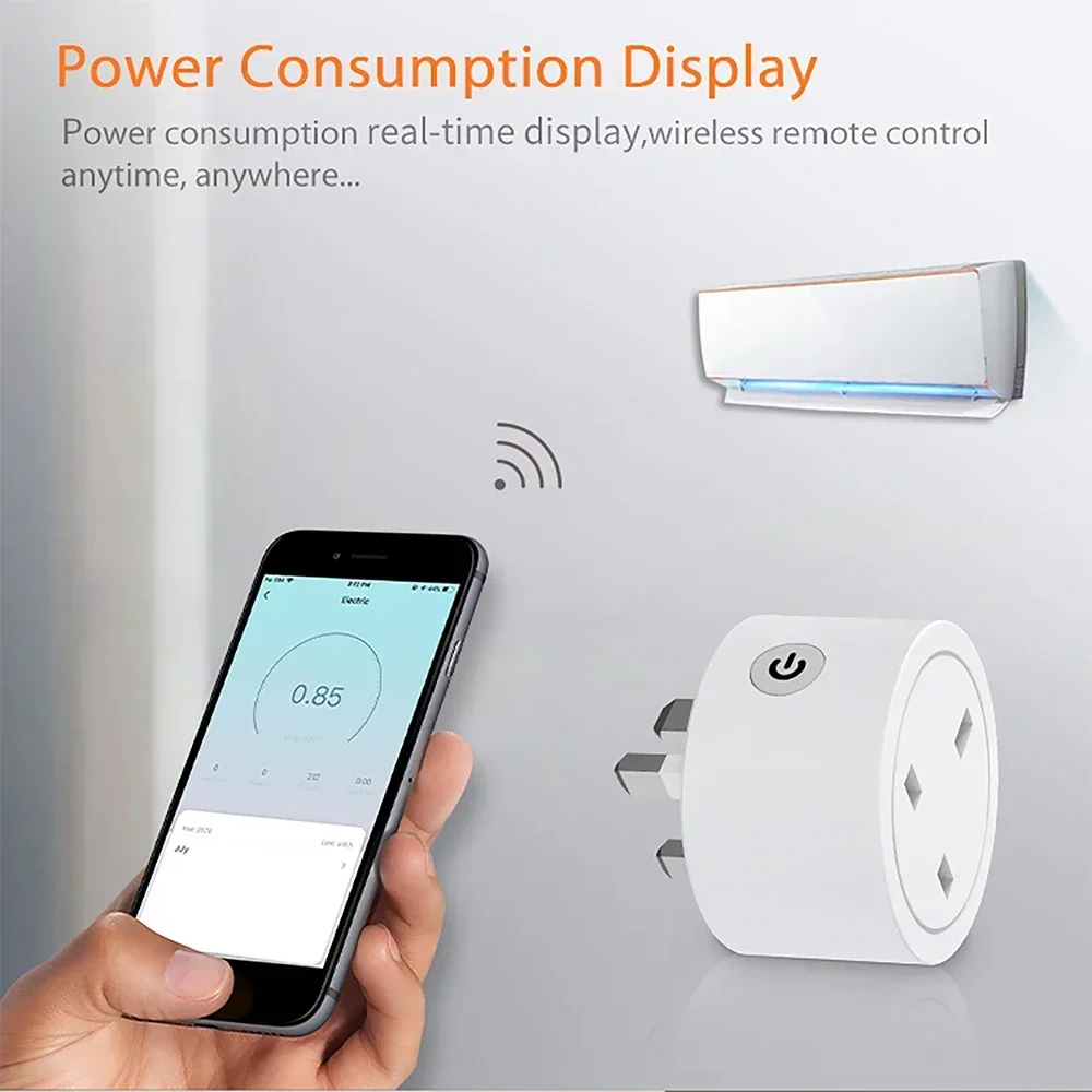 Zigbee Smart Plug 16A UK Socke - Smart Home Monitor review and price