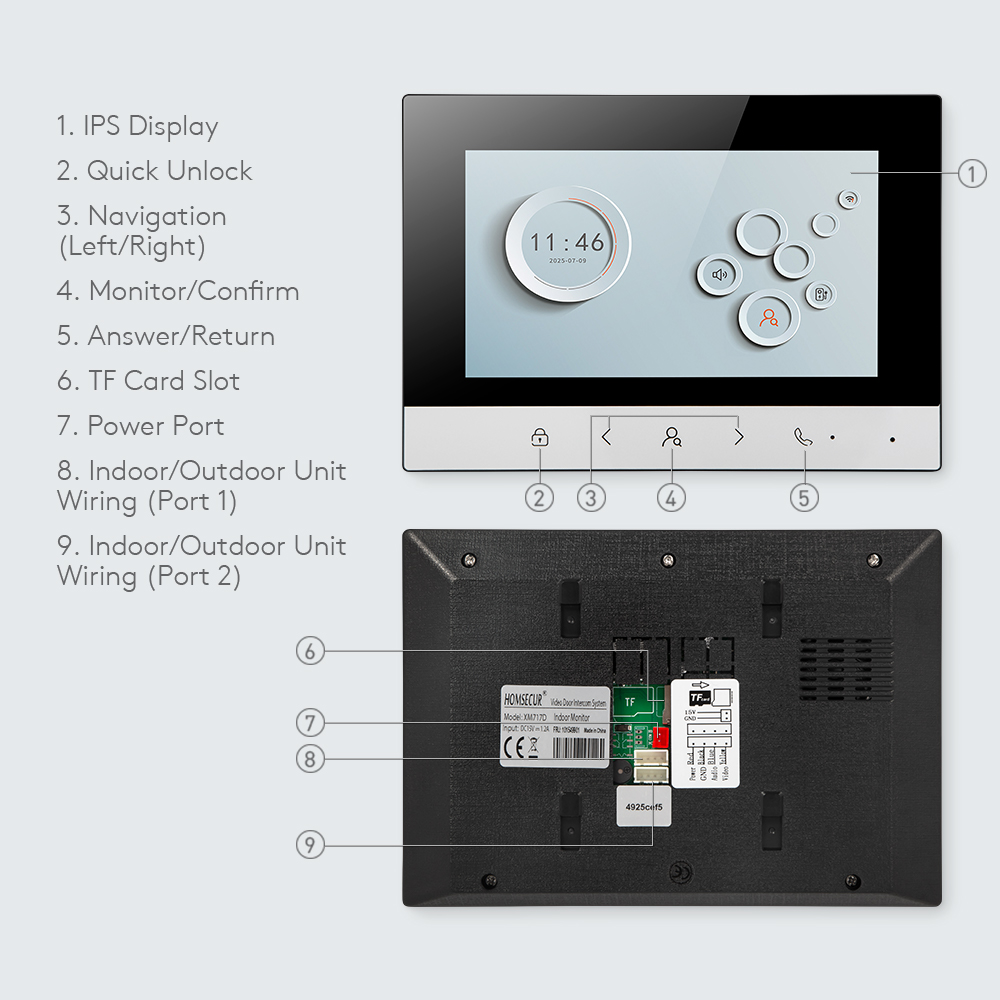 Tuya Smart WIFI Indoor Monitor - Smart Home Iot review and price