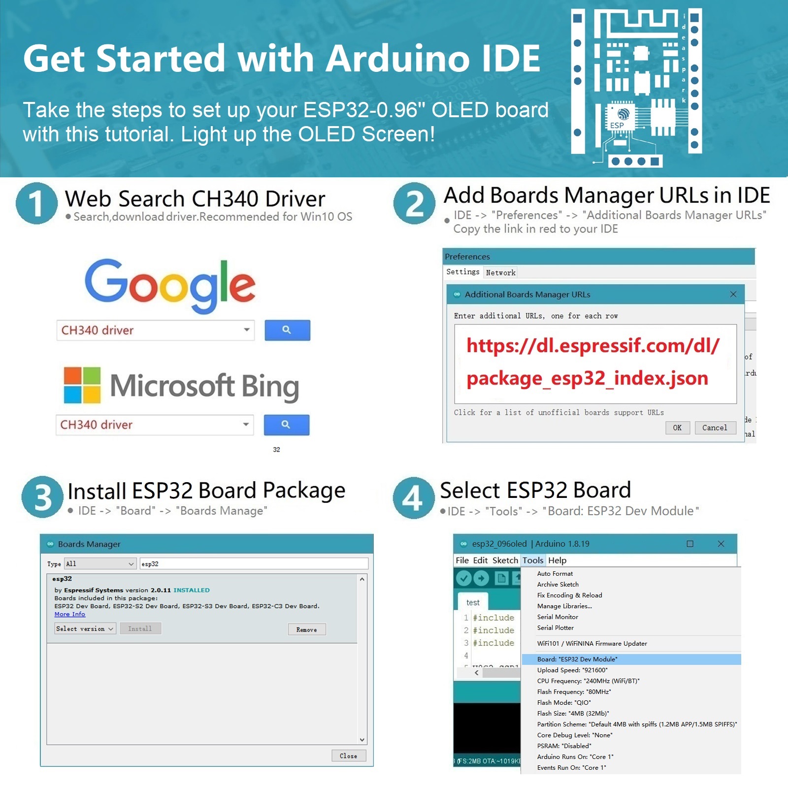 ideaspark® ESP32 Development B - Smart Home Arduino Project review and price