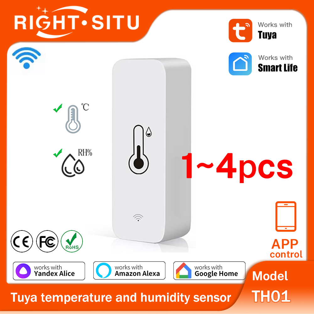 1~4PCS Tuya WiFi Temperature H - Smart Home Yandex review and price