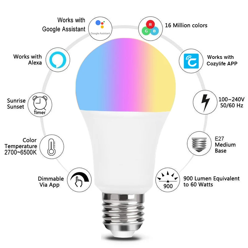 9W WiFi Homekit Light Lamp E27 - Smart Home Orvibo review and price
