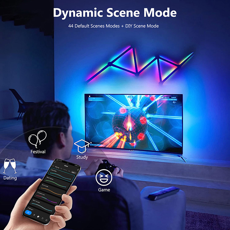 Smart RGB Wall Lamp, Bluetooth - Smart Home Room review and price