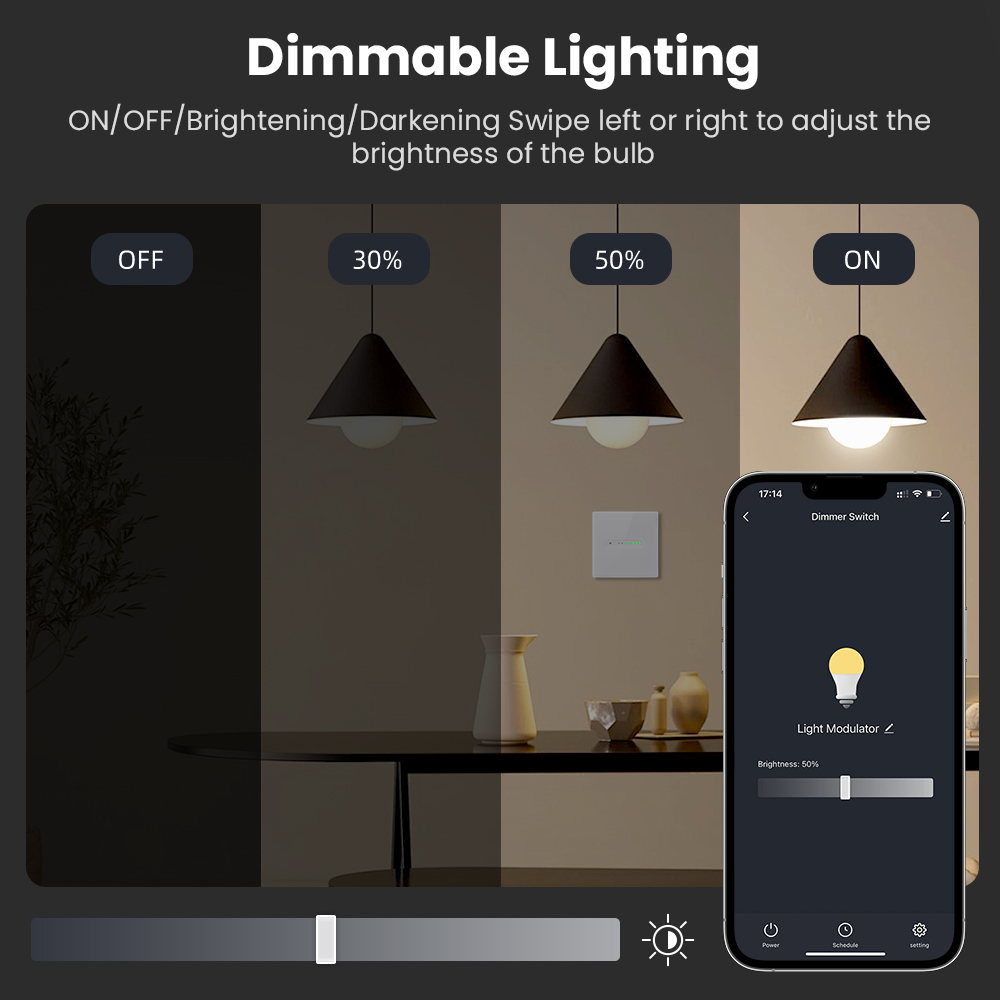 AVATTO WiFi 1/2 Gang Smart Dim - Smart Home Button review and price