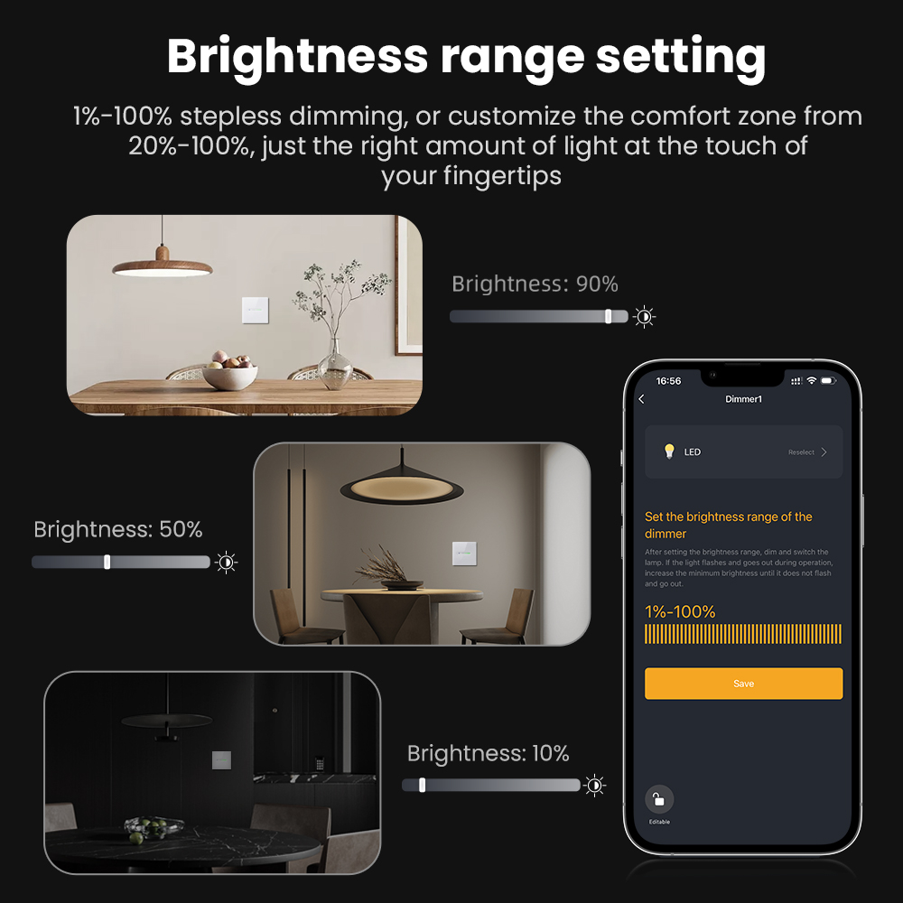 AVATTO WiFi 1/2 Gang Smart Dim - Smart Home Button review and price