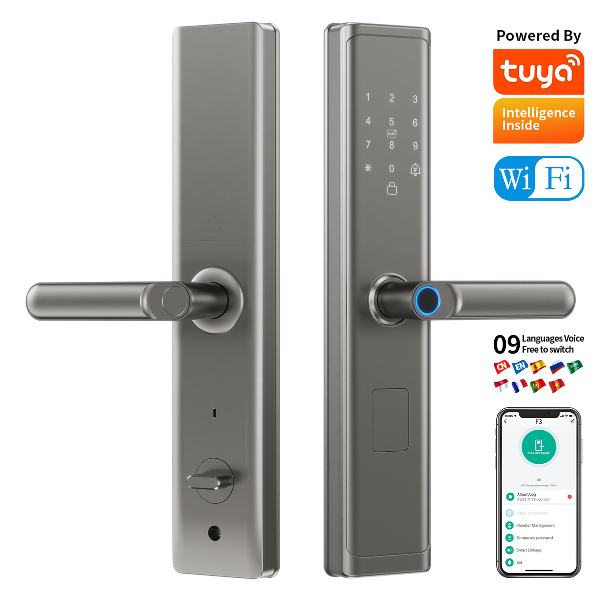 Tuya Wifi TTlock App Fingerpri - Smart Home Room review and price