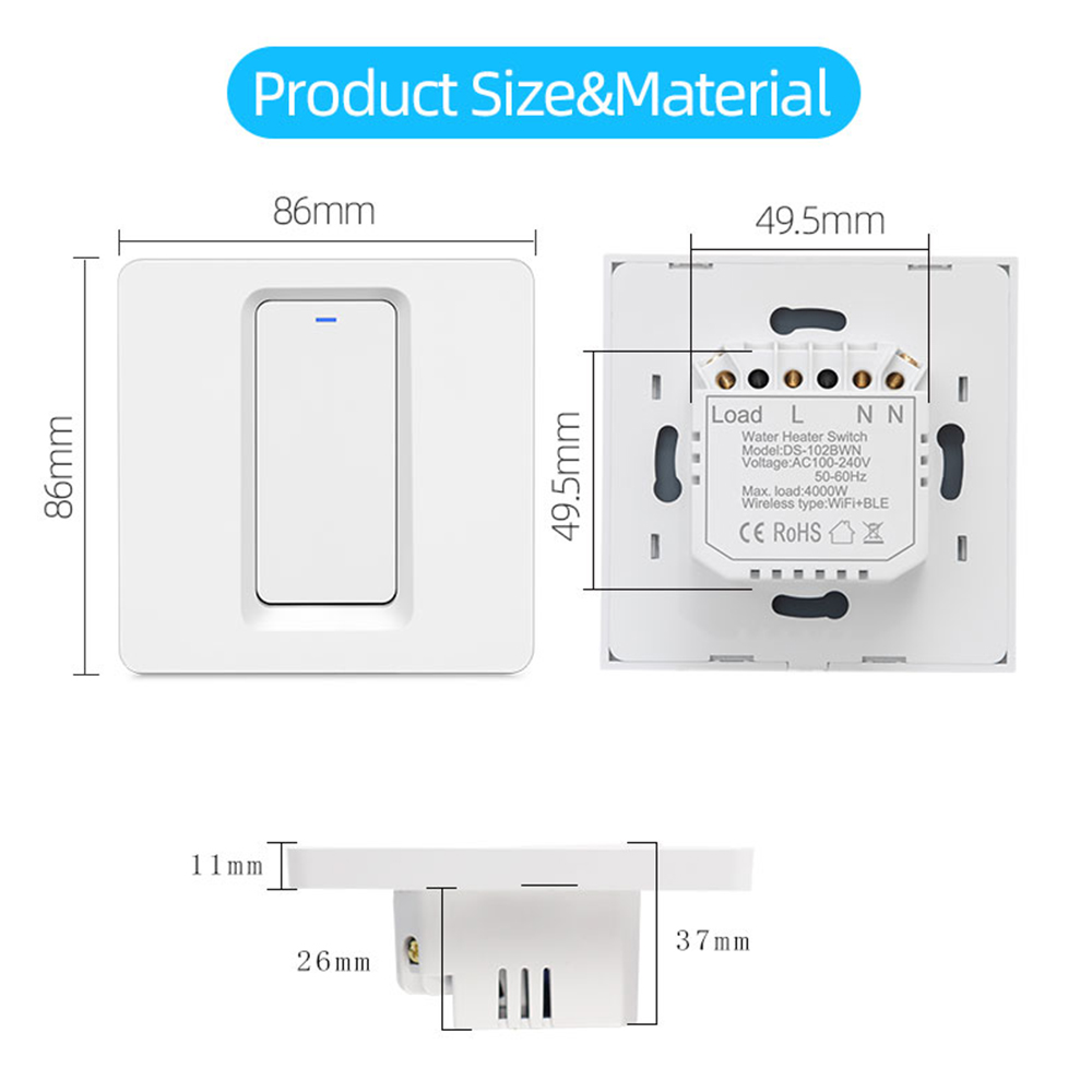ELEGAN 20A/40A Tuya Smart Wifi - Smart Home Ikea review and price