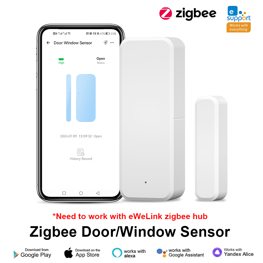 ZigBee Door Window Sensor eWeL - Smart Home Yandex review and price