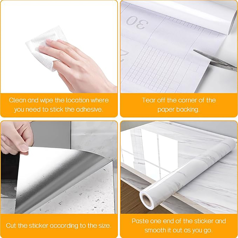 Glossy White Self-Adhesive Wal - Smart Home Film review and price