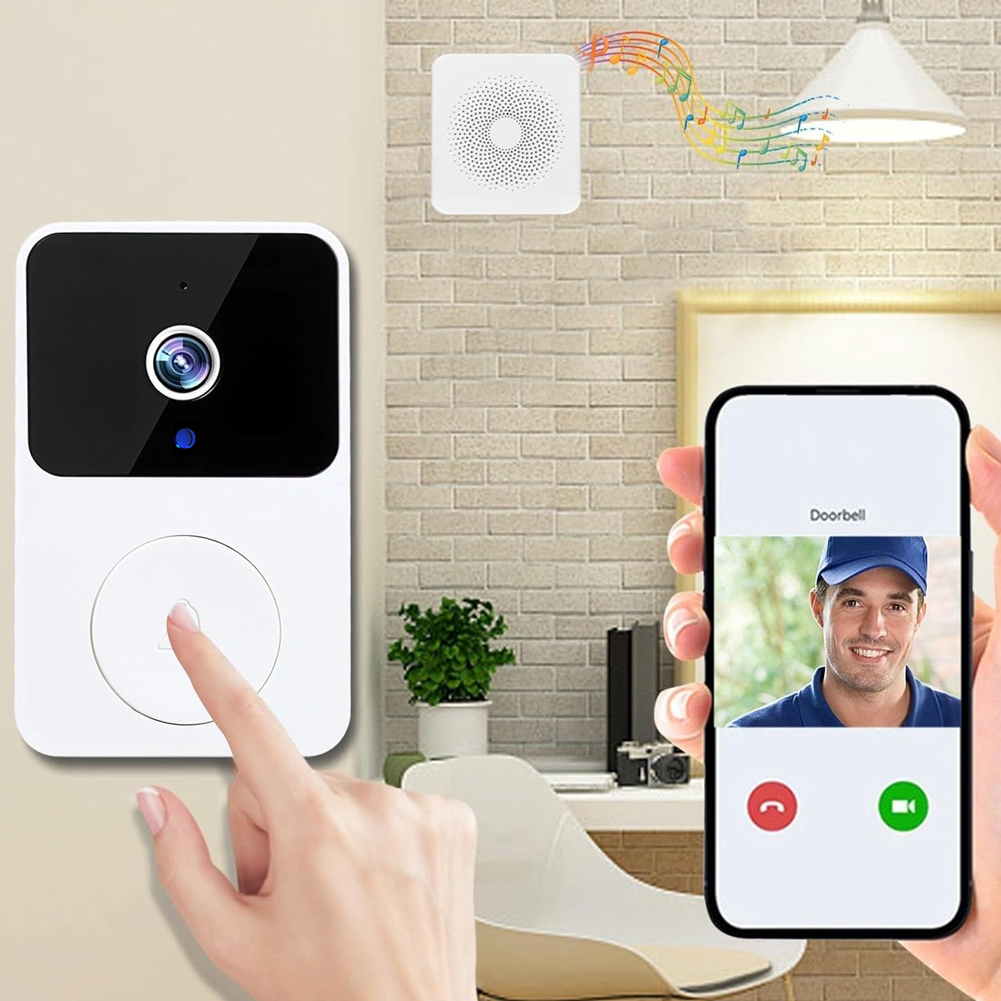 2.4GHz WiFi Wireless Video Doo - Smart Home Video Doorbell App review and price