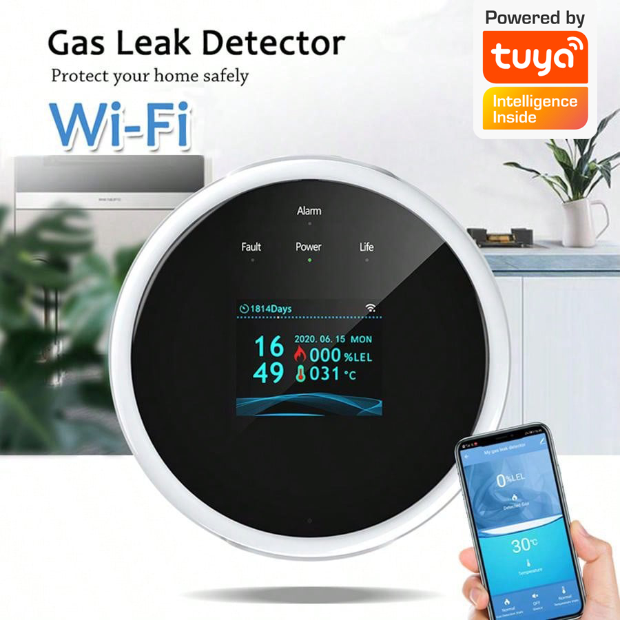 2.4G WiFi Gas Alarm Sensor Com - Smart Home Ikea review and price
