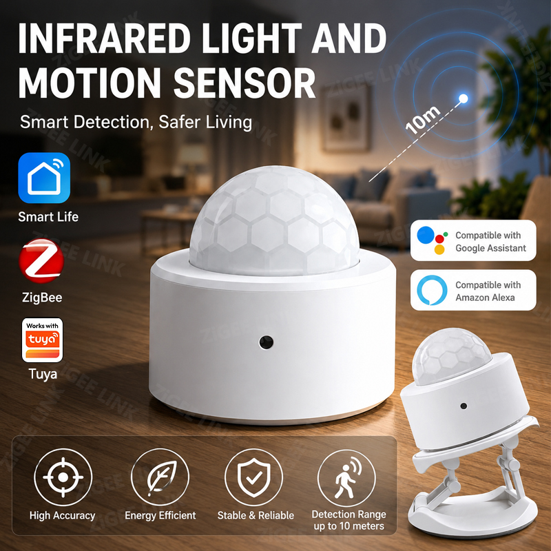 ZigBee 3.0 PIR Motion Sensor W - Smart Home Website review and price