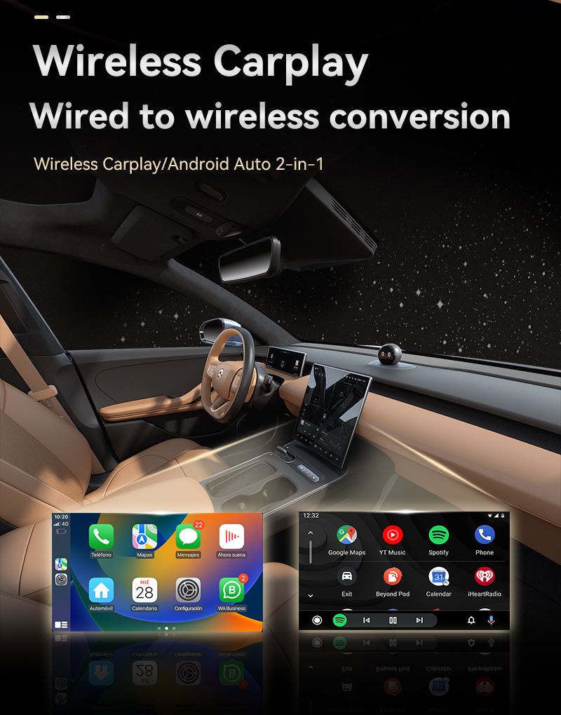 2in1 Wireless CarPlay Dongle S - Smart Home Iot review and price