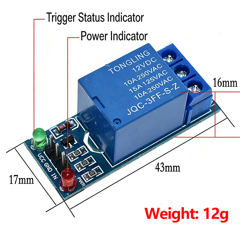 1‑Channel Relay Module 3.3V 5V - Smart Home Arduino Project review and price