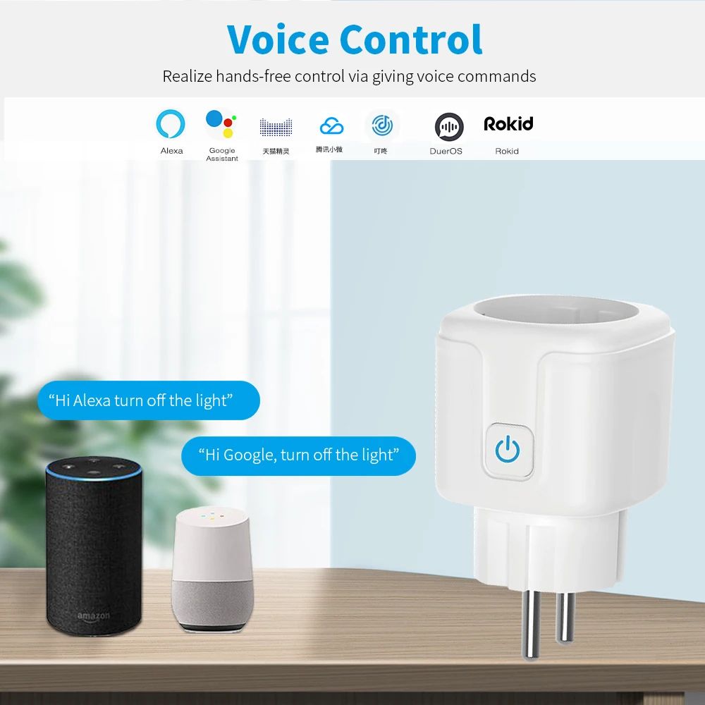 20A EU Smart Plug Wifi Socket  - Smart Home Yandex review and price
