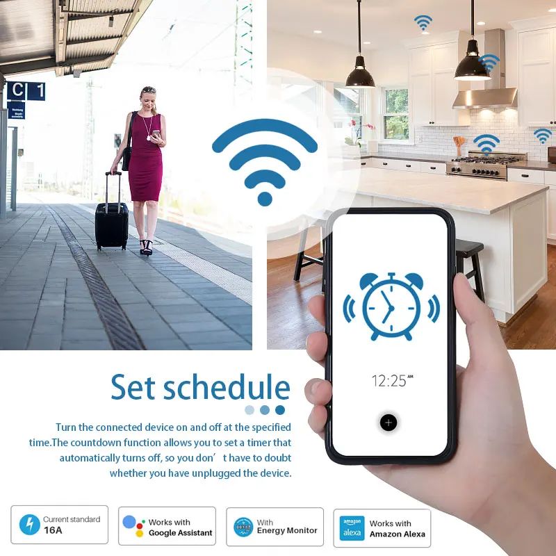 20A EU Smart Plug Wifi Socket  - Smart Home Yandex review and price