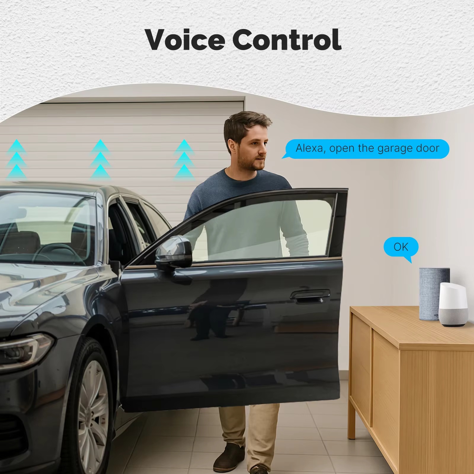 MOES Zigbee Garage Door Contro - Smart Home Assistant review and price