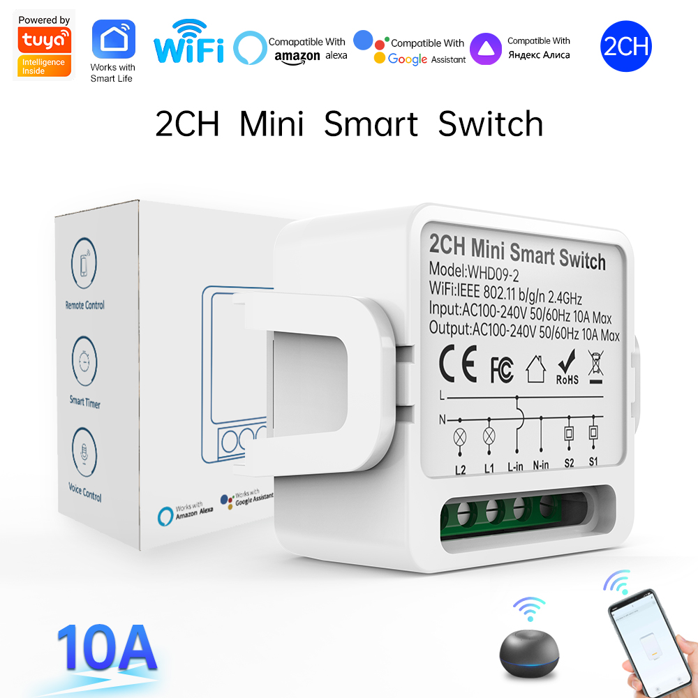 2 Way Tuya Smart Switch 2Gang  - Smart Home Ikea review and price